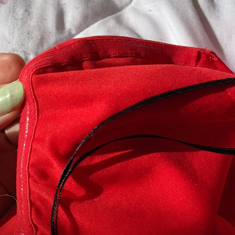 Divided H&M strapless coral dress 4 - Picture 4 of 6